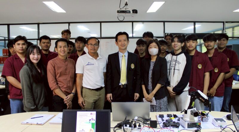 การอบรมเชิงปฏิบัติการด้านหุ่นยนต์แขนกลDobot(ระดับอุดมศึกษา) ในวันที่ 2 กรฏาคม 2568